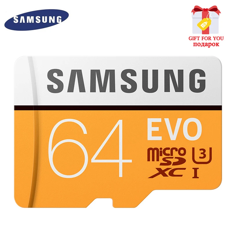 

100% Original Samsung EVO 32GB SDHC GPS Card Carte Memoire C10 64GB 128GB 256GB SDXC U3 Cartao SD Smartphone Memory Flash Card