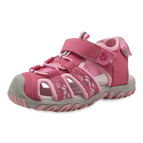 Children Shoes Girls Sandals Summer Closed Toe Sandals for Girls Kids Little Kids Beach Sandals Hook & Loop Size 21-32 children's sandals Children's Shoes