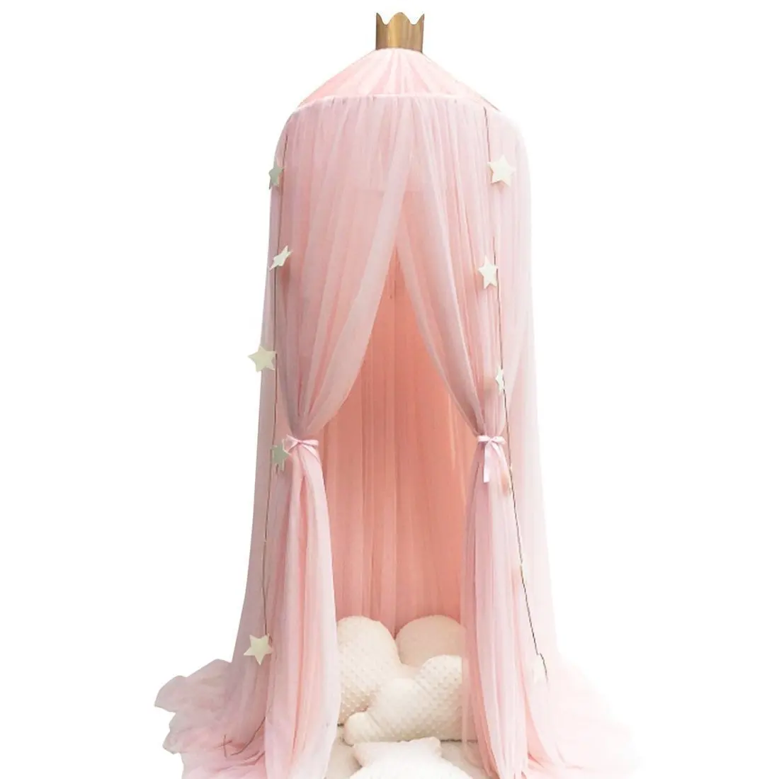 

Children Play Tent Baby Kids Tent Teepee Tipi Princess Play House Canony Room Crib Tent Hang Net Curtains Dossel Dome lit fille