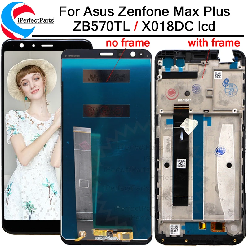 

5.7" For Asus Zenfone Max Plus ZB570TL LCD Display Touch Screen Digitizer X018D X018DC Replacement For ASUS ZB570TL LCD + tools