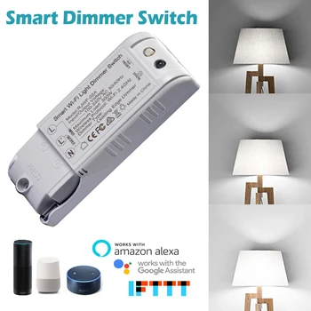 

Smart Voice Control Diy Wifi Dimmer Module Light Switch Wireless Controller Home Automation 110-240V Work with Googel Home Alexa