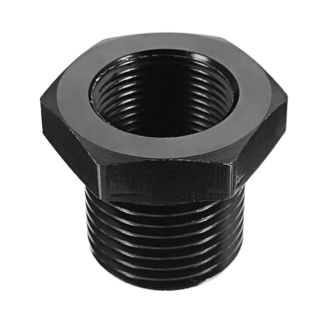 5 8 24 To 3 4 16 Threaded Oil Filter Adapter Anodized Aluminum 