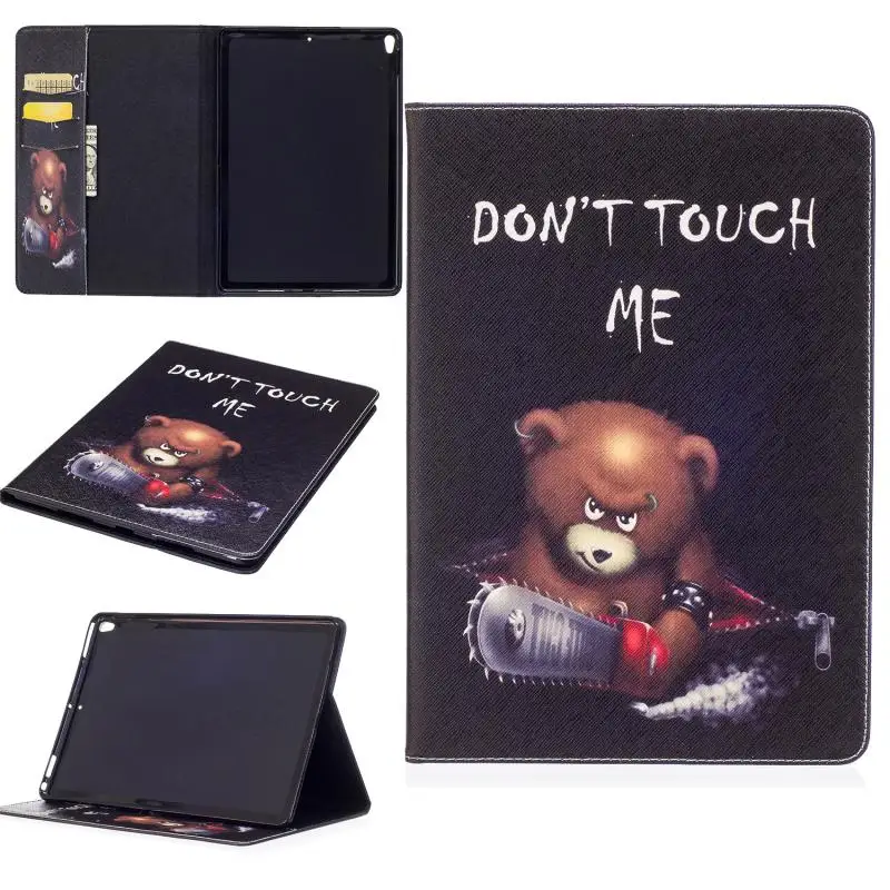 Tablet Case Cover for Apple iPad Pro 10.5" 2017 Cover Stand Holder Cute PU Leather Wallet Case Card Slot Case Coque Etui Funda