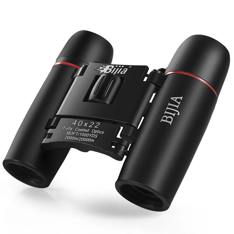 Бесплатная доставка BIJIA 40x22 & 30x22 20x22 Мини складной бинокль Карманный телескоп