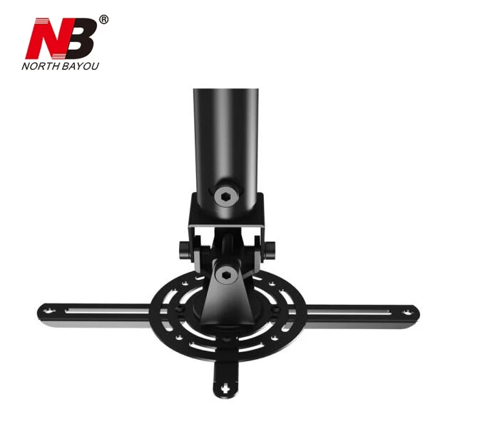 Us 17 59 18 Off Nbt718 2 Retractable Projector Hanger Ceiling Projector Rack Full Motion Projector Mount 603 853mm Black White In Tv Mount From