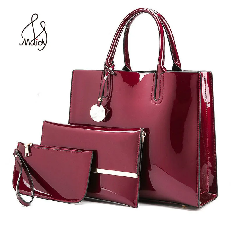 Buy Designer Brand Famous Composite Bags 3 Set Patent