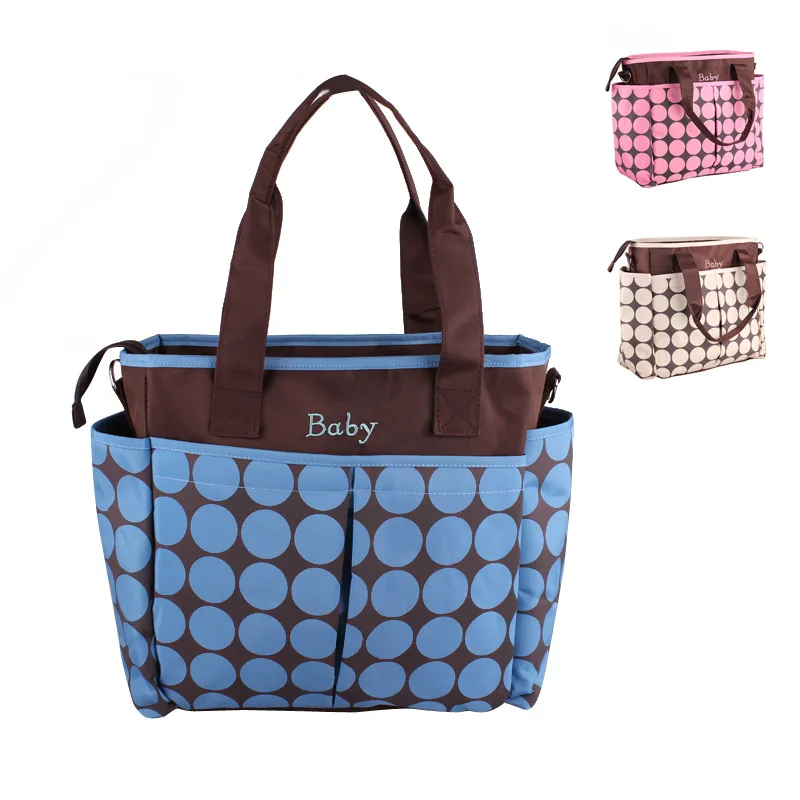 

Mummy Bag Multifunctional Large Volume Waterproof Satchel Hobos Bag Baby Nappy Bags Diaper Bag Mummy Handbag Waterproof V-0390