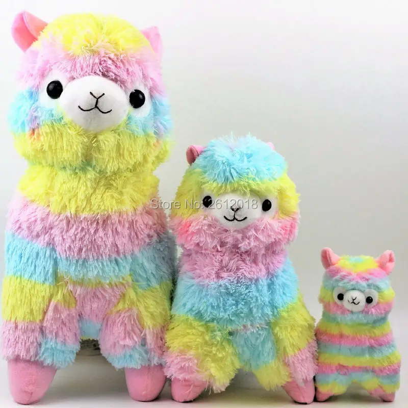 45 см 35 17 Радужная Альпака Vicugna Pacos Lama Arpakasso Alpacasso плюшевая кукла подарок игрушка для