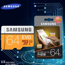 SAMSUNG New EVO Memory Card 16GB/32GB/SDHC 64GB/128GB/256GB/SDXC TF Flash Card Micro SD Cards UHS-I Class10 C10 U3 free shipping