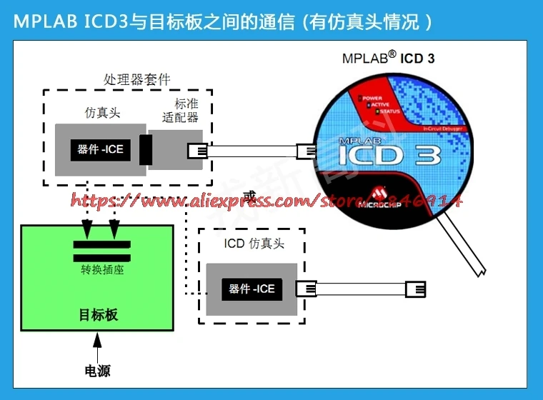 ICD3 DV164035 программист симулятор отладчик