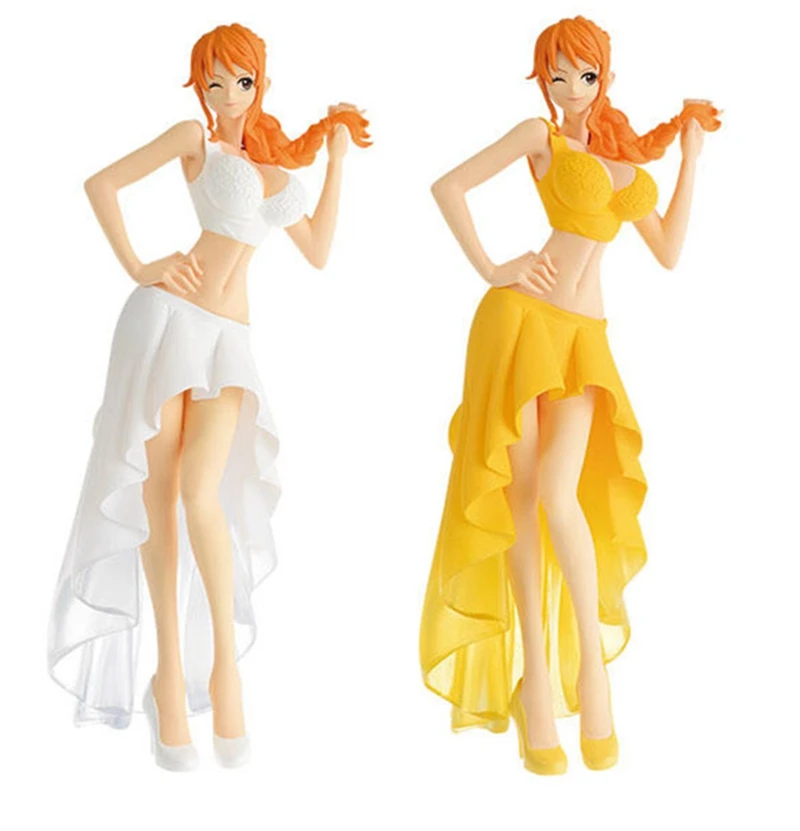 

WSTXBD Original BANPRESTO Lew Lady Edge Wedding Nami PVC Action Figure Toys Figurals Model Dolls Brinquedos