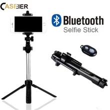 CASEIER Bluetooth Tripod Selfie Stick Holder Monopod Stick For iPhone X XR Xs Max 8 7 Stand For Samsung S9 Plus Remote Handheld