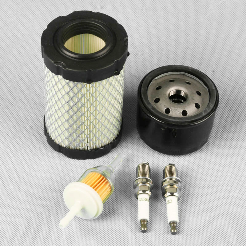 Fuel Li 796031 Air Filter with Tune Up Kit for Briggs /& Stratton 591334 594201 797704 Engine