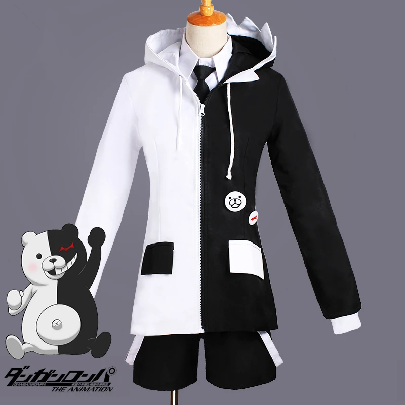 Аниме Супер Dangan Ronpa 2 Danganronpa Monokuma черный и белый медведь унисекс Изысканный