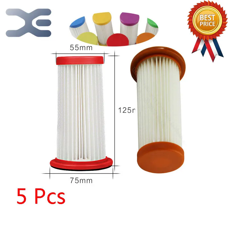 

5Pcs Lot High Quality Fit For Philips Vacuum Cleaner Accessories Filter Filter FC8270 / 8262/8254 HEPA