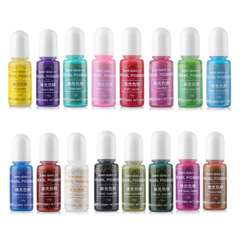 

15ML Colorful Pigment Epoxy UV Resin DIY Handmade Art Crafts Coloring Dye Colorant Beads Bracelet Jewelry Making Accessories