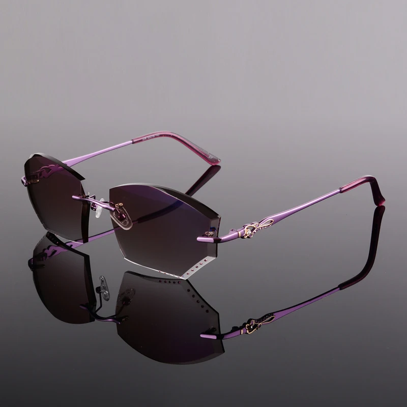 rimless prescription sunglasses