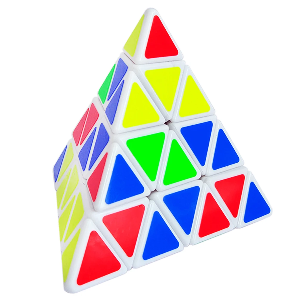 

ShengShou's 4 Layers Kids Puzzle Magic Cube 4*4*4 Speed Triangle 4x4x4 Educational Cubes Toy Cubo Megico Stickers