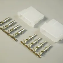 10 комплектов блок питания ATX/EPS/ПСВ(Molex 5,08 мм 4 Pin типа «папа»/женский Мощность разъем Корпус+ Клеммы для компьютерный блок питания ATX EPS/ПСВ(Мощность