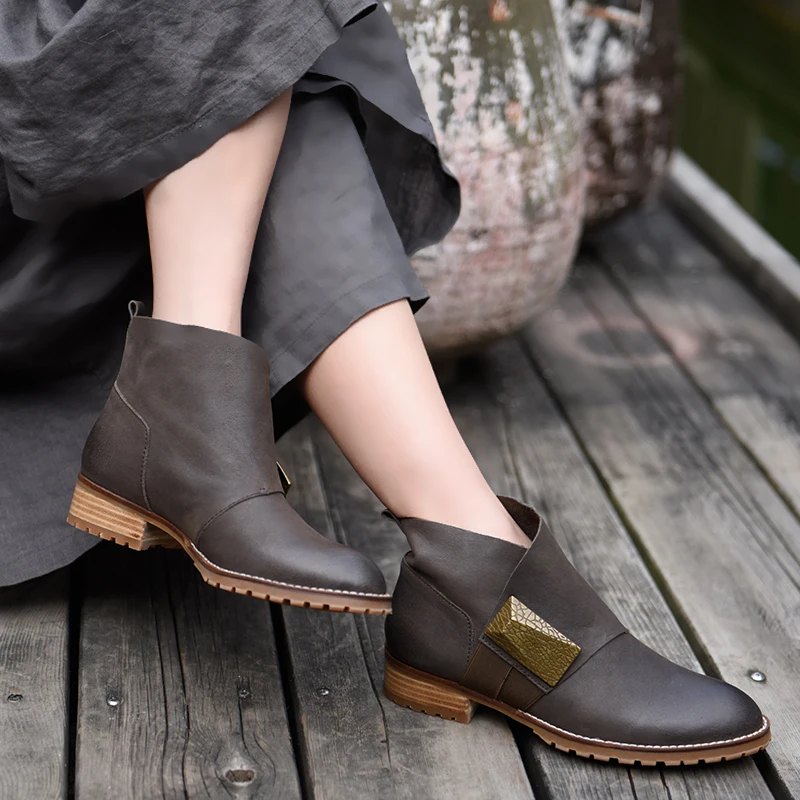 fashion high quality martin boots leather short martin british casual boots