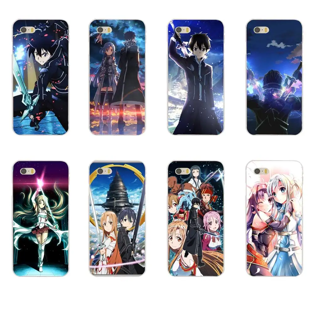 Японский аниме меч онлайн для Sony Xperia Z Z1 Z2 Z3 Z4 Z5 compact Mini M2 M4 M5 T3 E3 E5 XA XA1 XZ Premium Case |