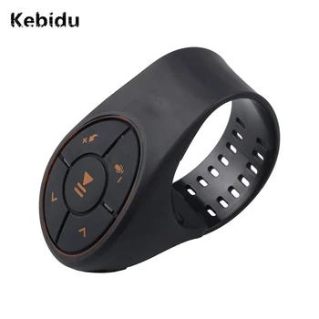 

Kebidu Bluetooth Receiver Wireless Adapter Music Player Controller for Bicycle Car Steering Wheel for Smart Phone Newest