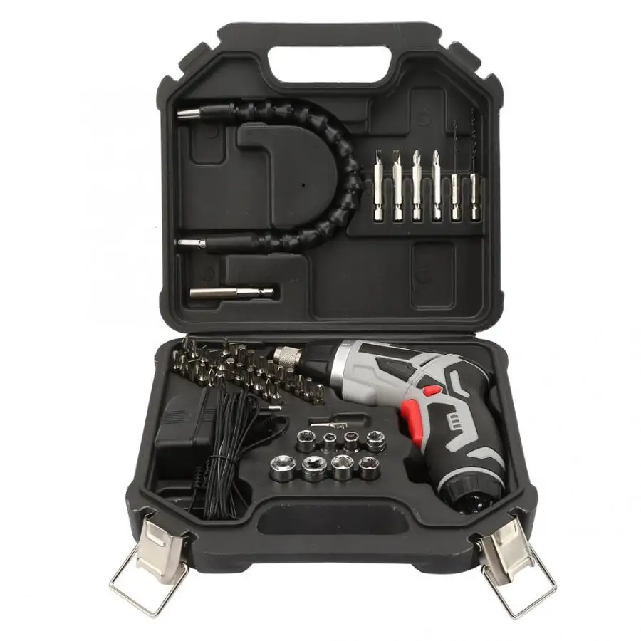 

Cordless Screwdriver 4.0V Li-ion Rechargeable Cordless Screwdriver Drill Power Tool Set EU Plug 220-240V Power Tool