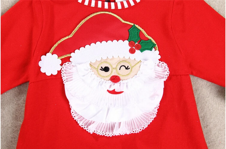 Рождественские пижамы для мальчиков; рождественское платье для девочек; костюм с Санта-Клаусом и шапкой; комплекты рождественской одежды для малышей; новогодняя Детская одежда