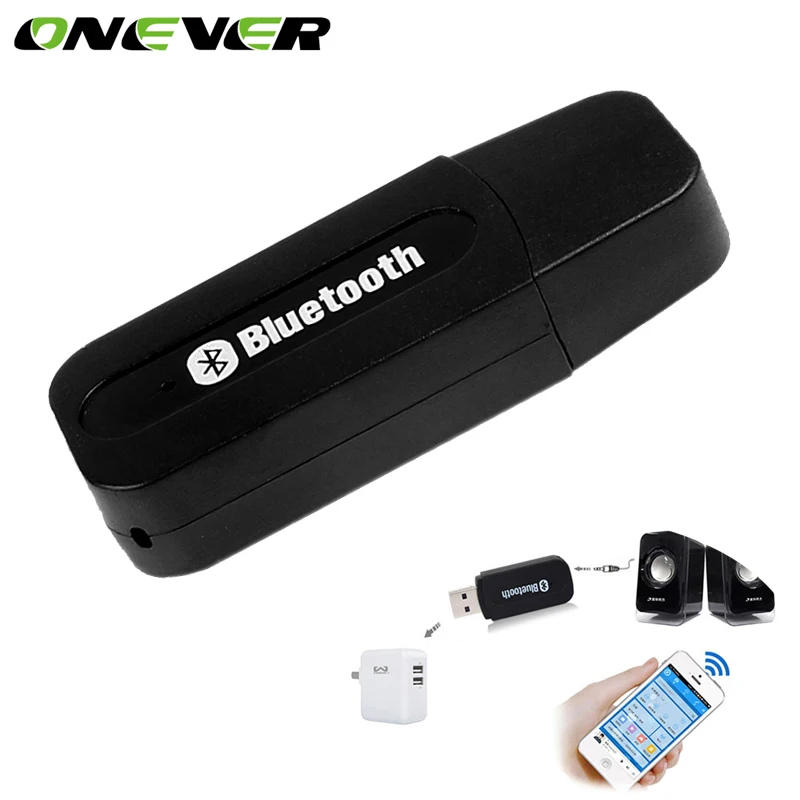 

3.5MM Car USB Wireless Bluetooth Music Receiver Adapter Auto AUX Streaming A2DP Kit for Speaker Headphone