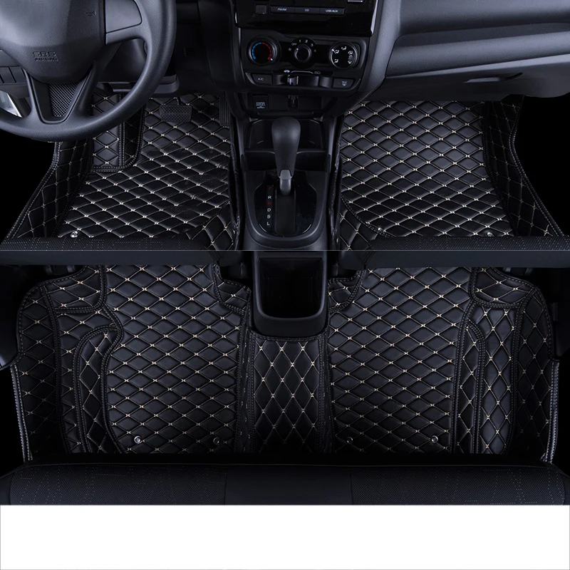 Lsrtw2017 кожаный автомобильный коврик ковер для honda fit jazz 2002- 2003 2004 2005 2006 2007 2008 2009 2010