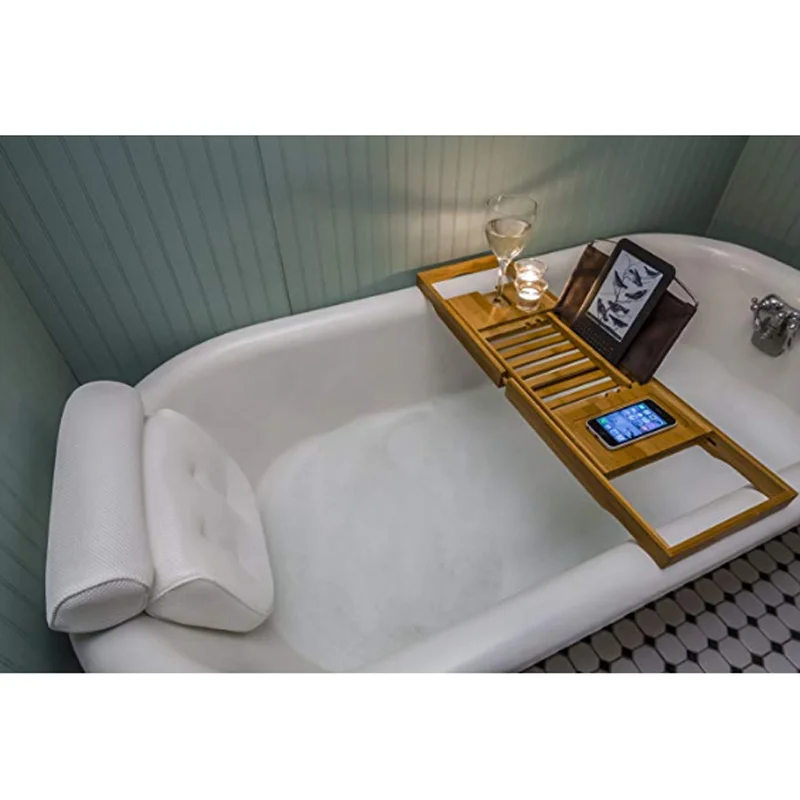 New Solid Premium Waterproof Luxury Comfortable Waterproof Bath Spa Pillow Cushion Home Bathroom