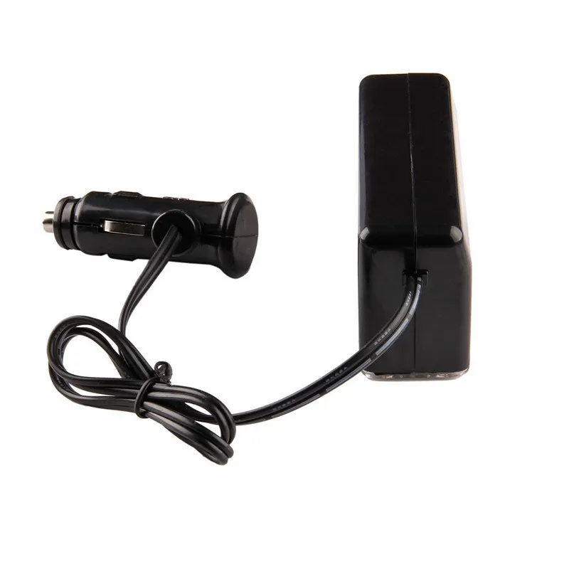 Автомобильный прикуриватель розетка удлинитель адаптер кабель 3 вилки+ 1 USB