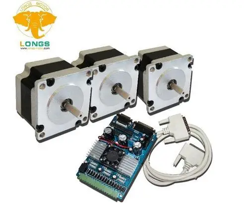PROMMITION!!! 3Axis Nema 23 Stepper Motor 272oz-in 4leads &amp Driver board TB6560 CNC Router Plasma controller kit | Обустройство