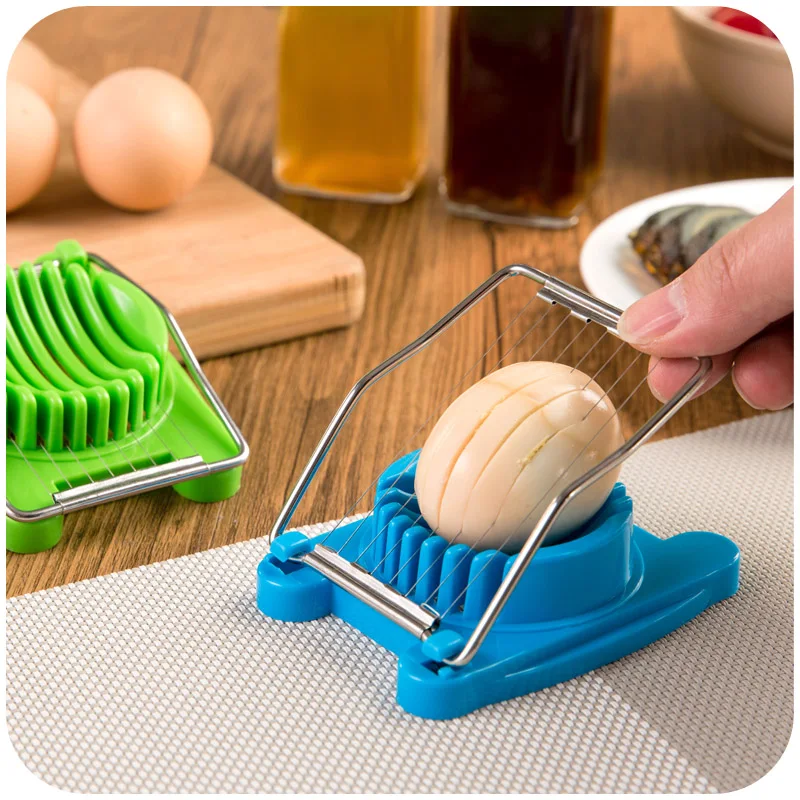 

Kitchen Novelty Tool Stainless Steel egg Cutter Multifunctional Egg Knife Slice Mushroom Section Tomato Slicer