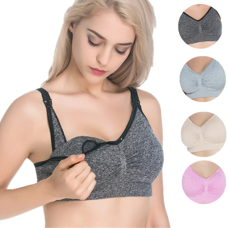 

Maternity Nursing Bras underwear Breastfeeding feeding pregnant clothes Women large tiny plus size underwear cotton large size
