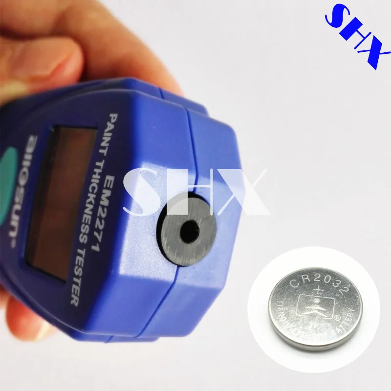 

Retail Package Digital LCD Coating thickness gauge Car Auto painting measuring meter with CR2032 Battery