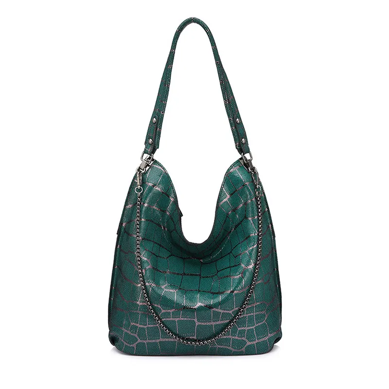 Tonny Kizz сумка женская натуральная кожа,большие женские сумки из натуральной кожи высокго качества,ручная сумка для женщин большой емкости - Цвет: Tin green