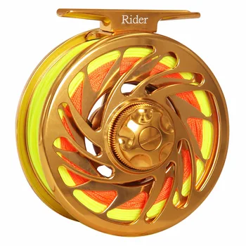 

Full Metal Fly Fishing Reel Combo 2+1BB T6061 Aluminum Alloy CNC Machine Cut Fly Reel Fishing Reel with Large Arbor