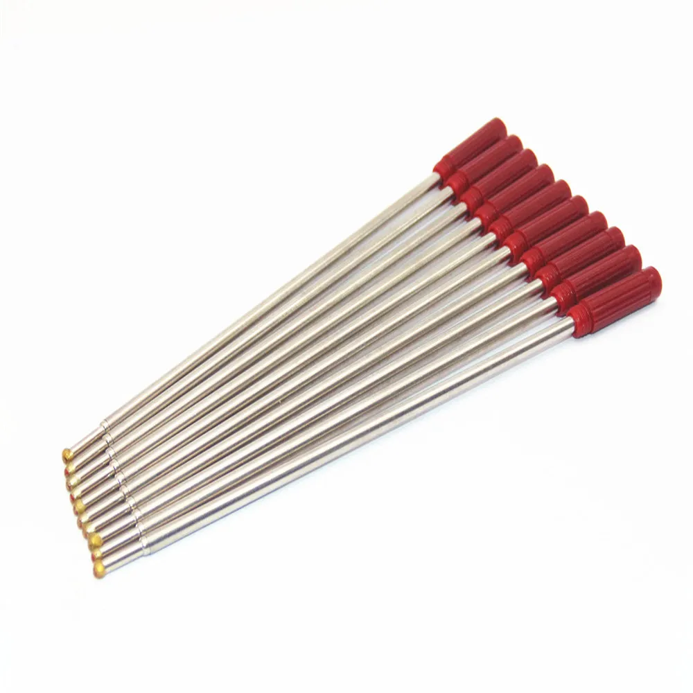 

10PCS Standard Red Ballpoint pen Refill Medium Nib New Suitable for all types of my shop and market
