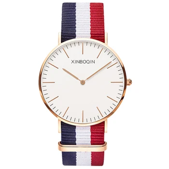 

watch men designer watches waterproof colourful strap Japan quartz movement simple classic wristwatch mens 3059M