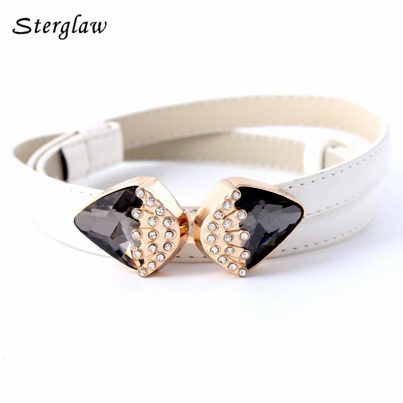 2018 Rushed Summer Lady Rhinestone Adjustment Belt Women s Luxury Brand Slimming Belts Straps With font