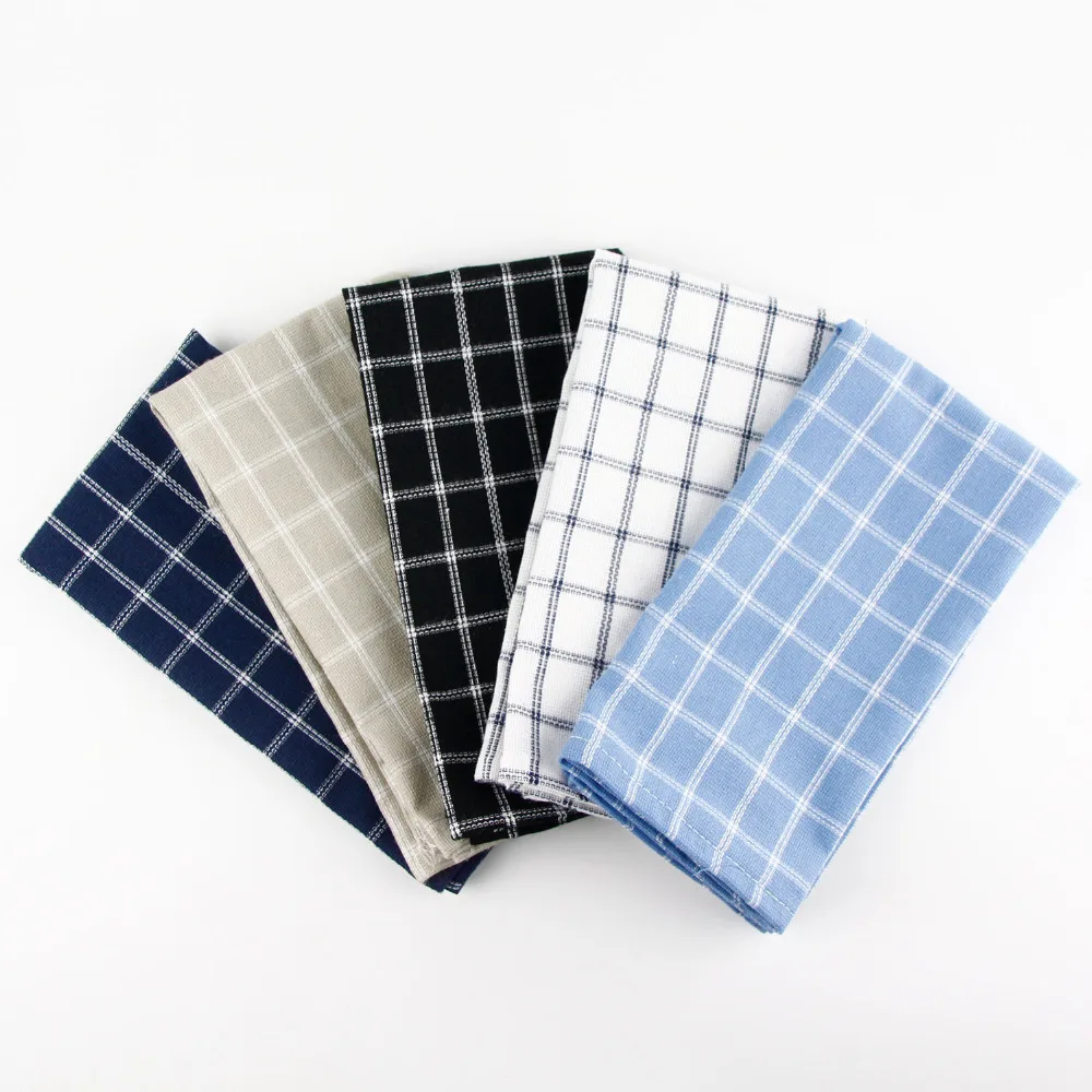 Набор из 12 шт 43x43 см модные салфетки из хлопка и льна теплоизоляционные коврики ткань салфетки для обеденного стола