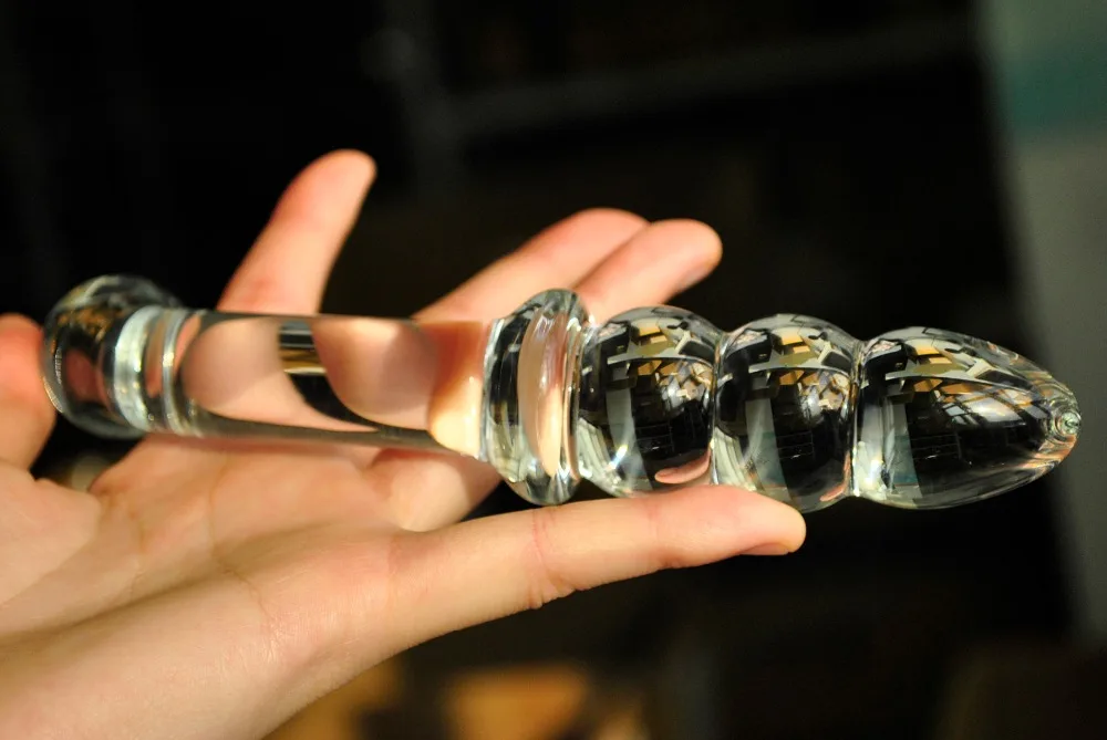 Стеклянный фаллоимитатор Pyrex искусственный пенис член Кристальный анальный