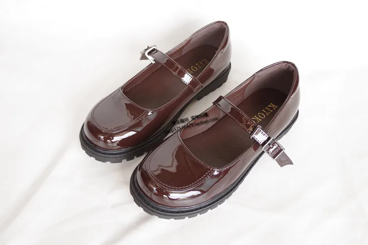 Форменная обувь; школьная форма для студентов; Uwabaki JK; туфли горничной лолиты для костюмированной вечеринки в стиле ретро