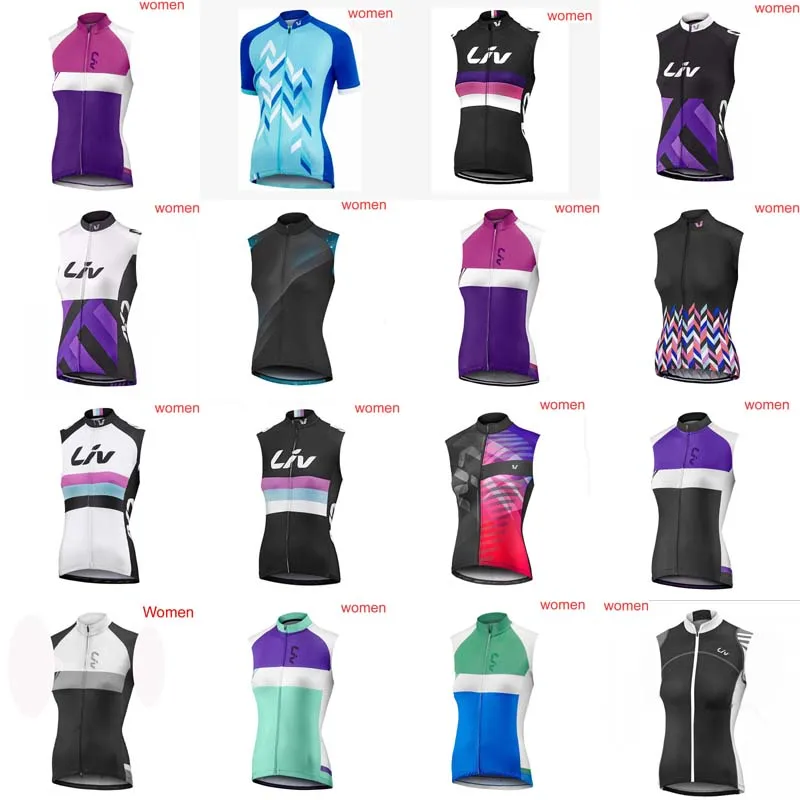 

2018 Liv Women's Short Sleeve Cycling Jersey Breathable Quick dry Cycling Clothing Full Zip Bicycle Tops Tshirt free shipping