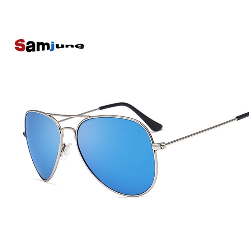 Samjune поляризованных солнцезащитных очков авиации солнцезащитные очки Для мужчин солнцезащитные очки вождения очки зеркало, очки жарких лучей очки