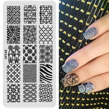 1 pc Nail Stamping Plates Plastic new arrival Stamping Plate Lace Flower Animal Pattern Nail Art Stamp Stamping Template XYL