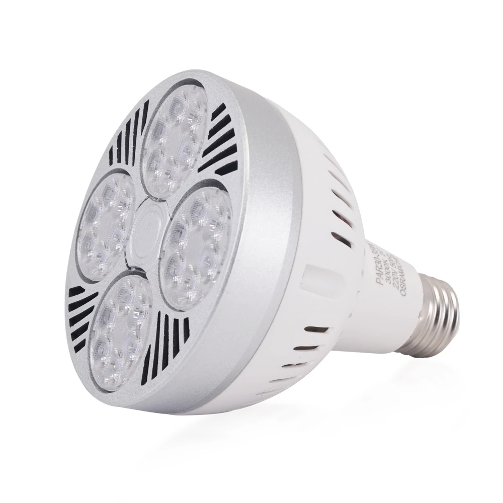 

35W Bulb PAR30 LED lights AC85-265v E26 3000K to 6000K Spotlight