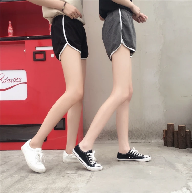 Шорты женские летние женские корейские простые Лоскутные Повседневные женские спортивные короткие расклешенные пиджаки свободные