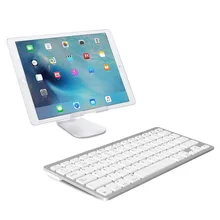 Landas USB Wireless Bluetooth Keyboard French Layout For Desktops Smartphone French Keyboard Bluetooth For Windows XP 7 8 10 landas arabic keyboard bluetooth wireless german keyboard arabic for iphone for sumsang smartphone desktop for windows xp 7 8 10